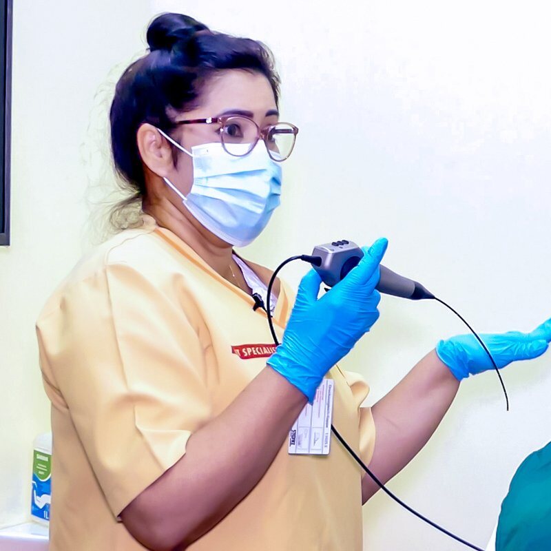 Prof. Dr. Lidia Rosa Cutino Montero at GMS Hospital